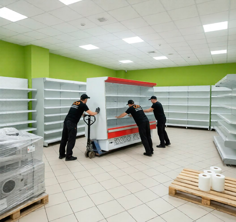 Переезд магазина в Осинниках